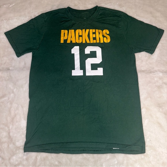 NFL Packers Green Rodgers #12 TShirt Size XL - Picture 2 of 9